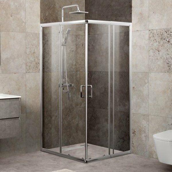 BelBagno Душевой уголок BelBagno Unique A-2-85/100-C-Cr стекло прозрачное