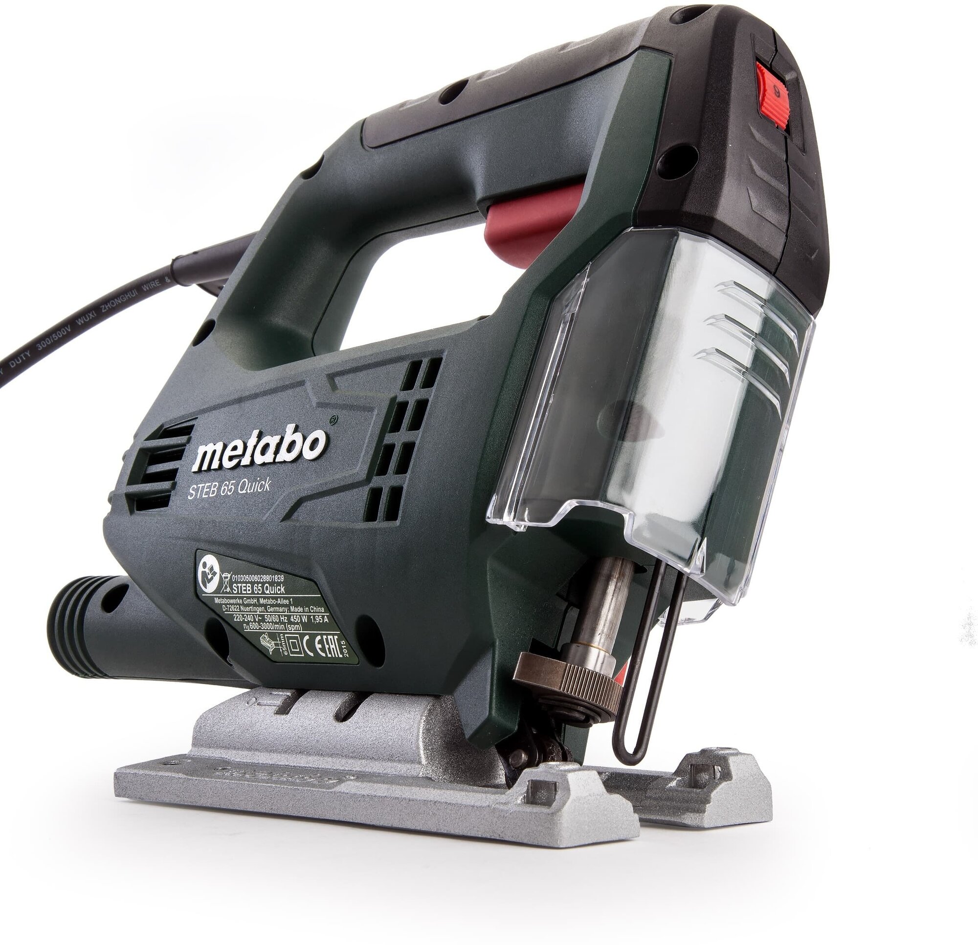 Электролобзик Metabo STEB 65 Quick (601030950), 450 Вт черный - фотография № 11