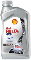 Синтетическое моторное масло SHELL Helix HX8 0W-20, 1 л