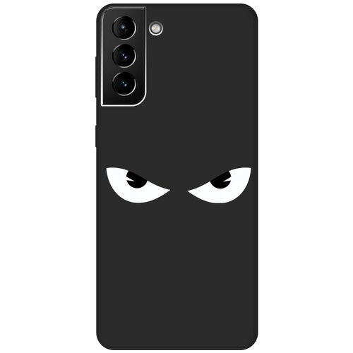 фото Re:pa чехол - накладка soft sense для samsung galaxy s21 plus с 3d принтом "angry" черный