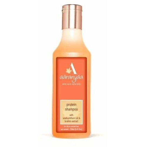 Шампунь с протеином Aaranyaa для жирных и нормальныи волос (With Seabuckthorn oil & brahmi extract), 250 мл