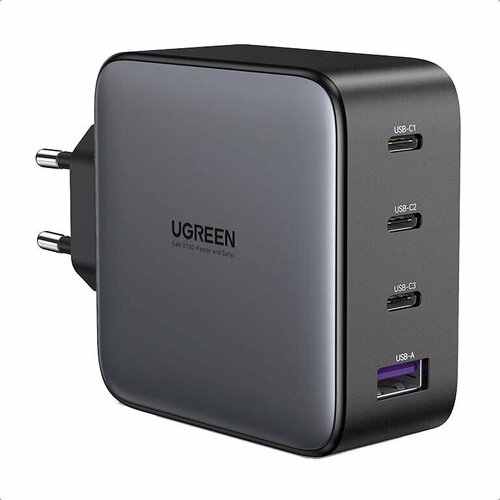 Зарядное устройство Ugreen USB A + 3xUSB-C 100W GaN