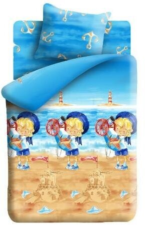 фото Постельное белье детское - морячок (непоседа), Непоседа (1.5-спальное)