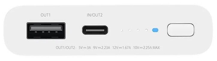 Портативный аккумулятор Xiaomi Mi Wireless Power Bank WPB15PDZM, 10000 mAh, белый - фотография № 4
