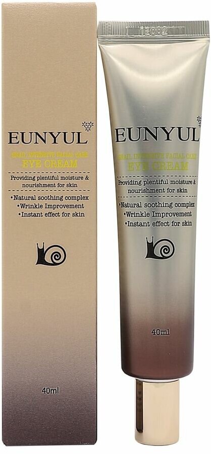 EUNYUL Snail Intensive Facial Care Eye Cream Интенсивный крем для области вокруг глаз с муцином улитки 40мл