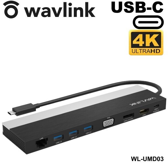 Док-станция WAVLINK USB-C 4K (WL-UMD03)