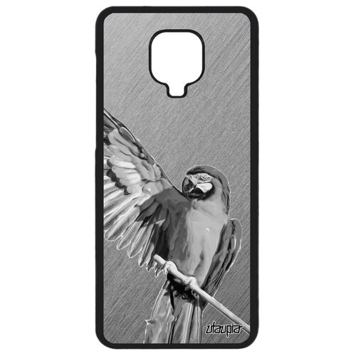 фото Чехол на смартфон xiaomi redmi note 9 pro, "попугай" жако какаду utaupia