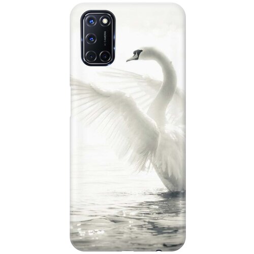 фото Cиликоновый чехол на oppo a52 / a72 / оппо а52 / а72 с принтом "лебедь" gosso