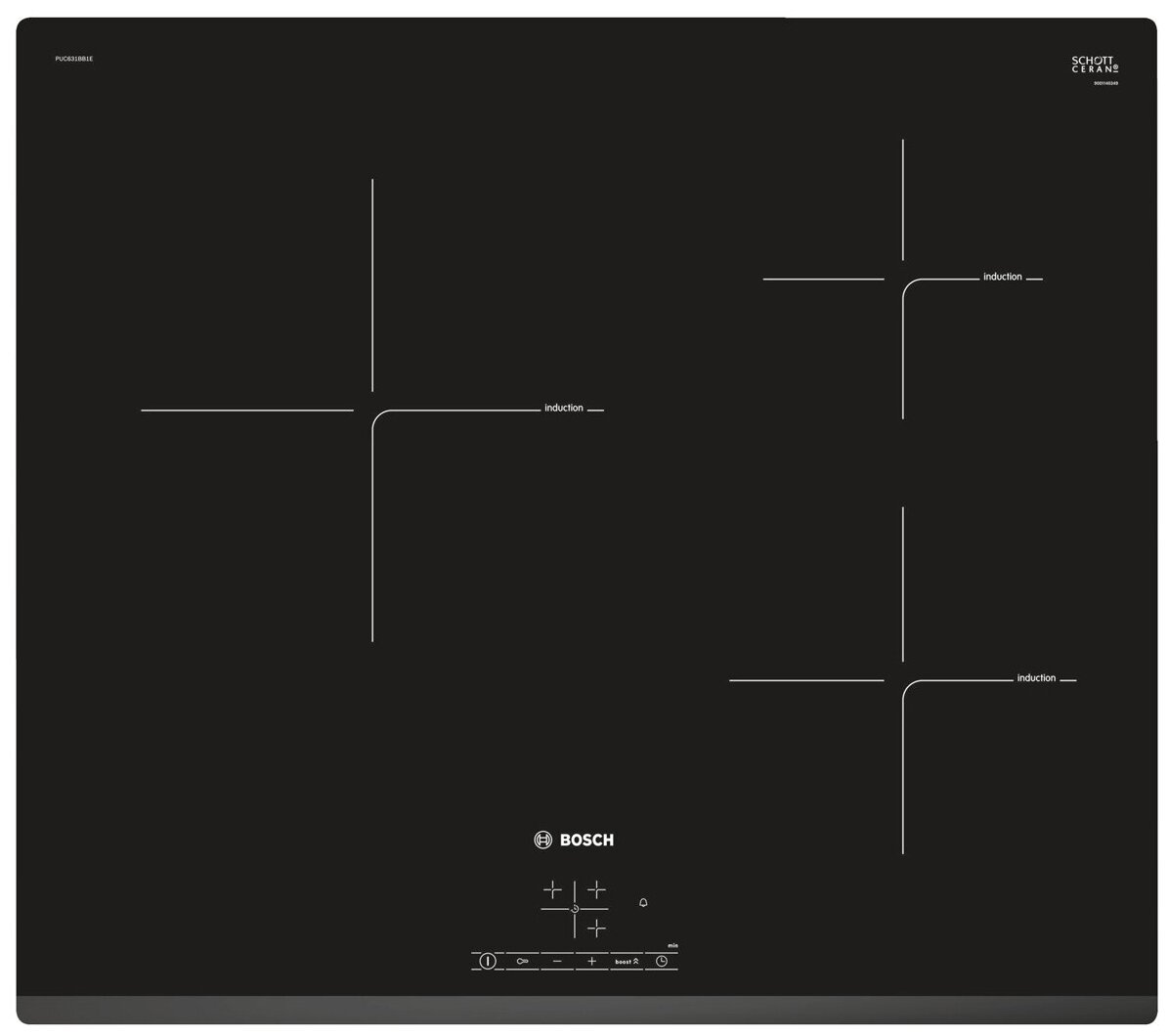 Варочная панель Bosch PUC631BB1E (Цвет: Black)