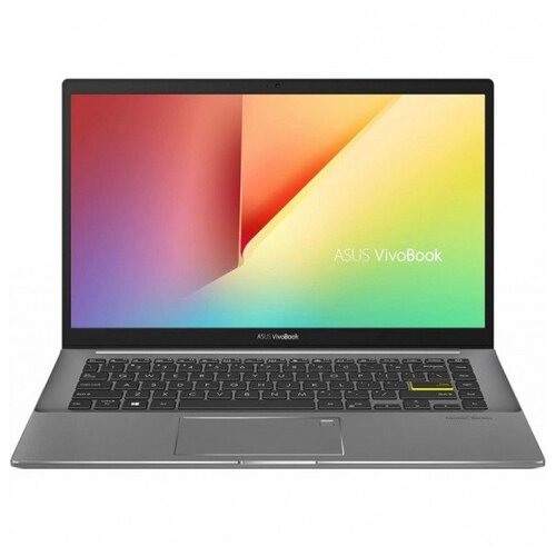 фото Ноутбук asus vivobook s14 m433ia-eb005r (amd ryzen 5 4500u 2300 mhz/14"/1920х1080/8gb/256gb ssd/amd radeon/windows 10 home) 90nb0qr4-m14720, серый