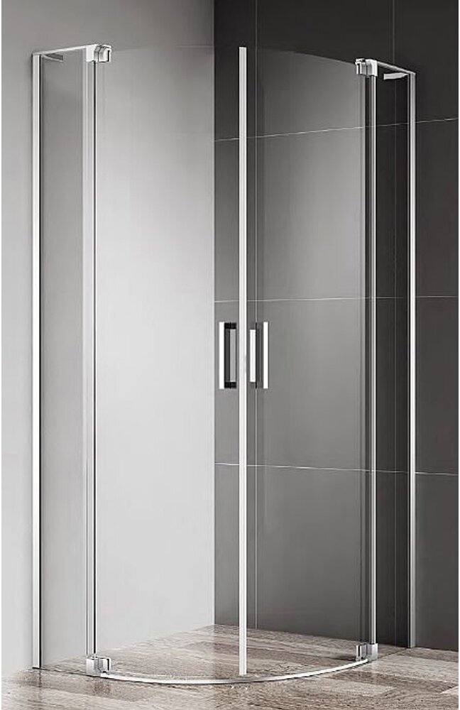 Душевой уголок CEZARES SLIDER-R-2-80/90-C-Cr - фото №1