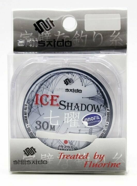 Леска для рыбалки монофильная Shii Saido Ice Shadow, L-30 м, d-0,234 мм, test-4,31 кг, прозрачная