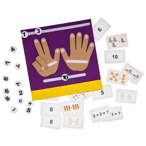 Smile Decor Коврик-считалка Пальчики