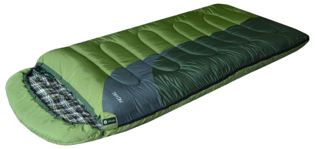 Спальный мешок Prival Берлога, правый, зеленый