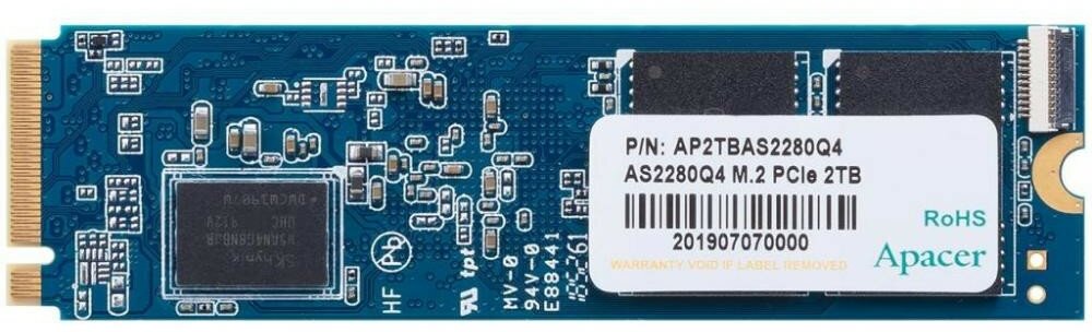 Жесткий диск SSD Apacer AS2280Q4 2000Gb M.2 2280 (AP2TBAS2280Q4-1) RTL