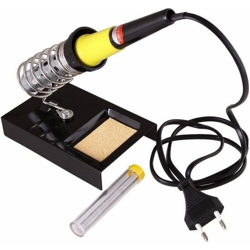 Набор для пайки паяльник оловоотсос подставка припой ZD-303 REXANT 131900₽