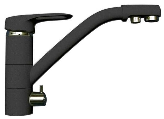 Смеситель для кухни LAVA Sg05 basalt   чёрный арт  SG05 BAS