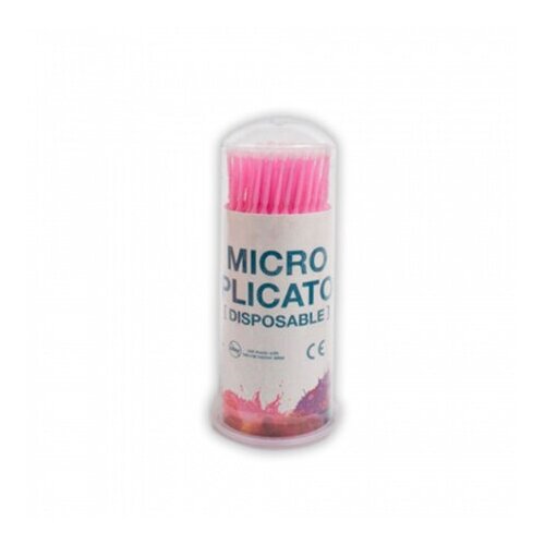 Микробраши в колбе 2 мм розовые