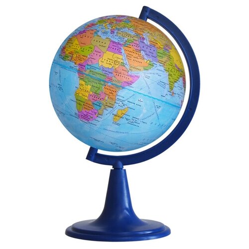 Глобус политический Глобусный мир 120 мм, черный