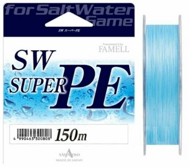 Шнур YAMATOYO SW SUPER PE Х4 150m Blue #1.5/20Lb