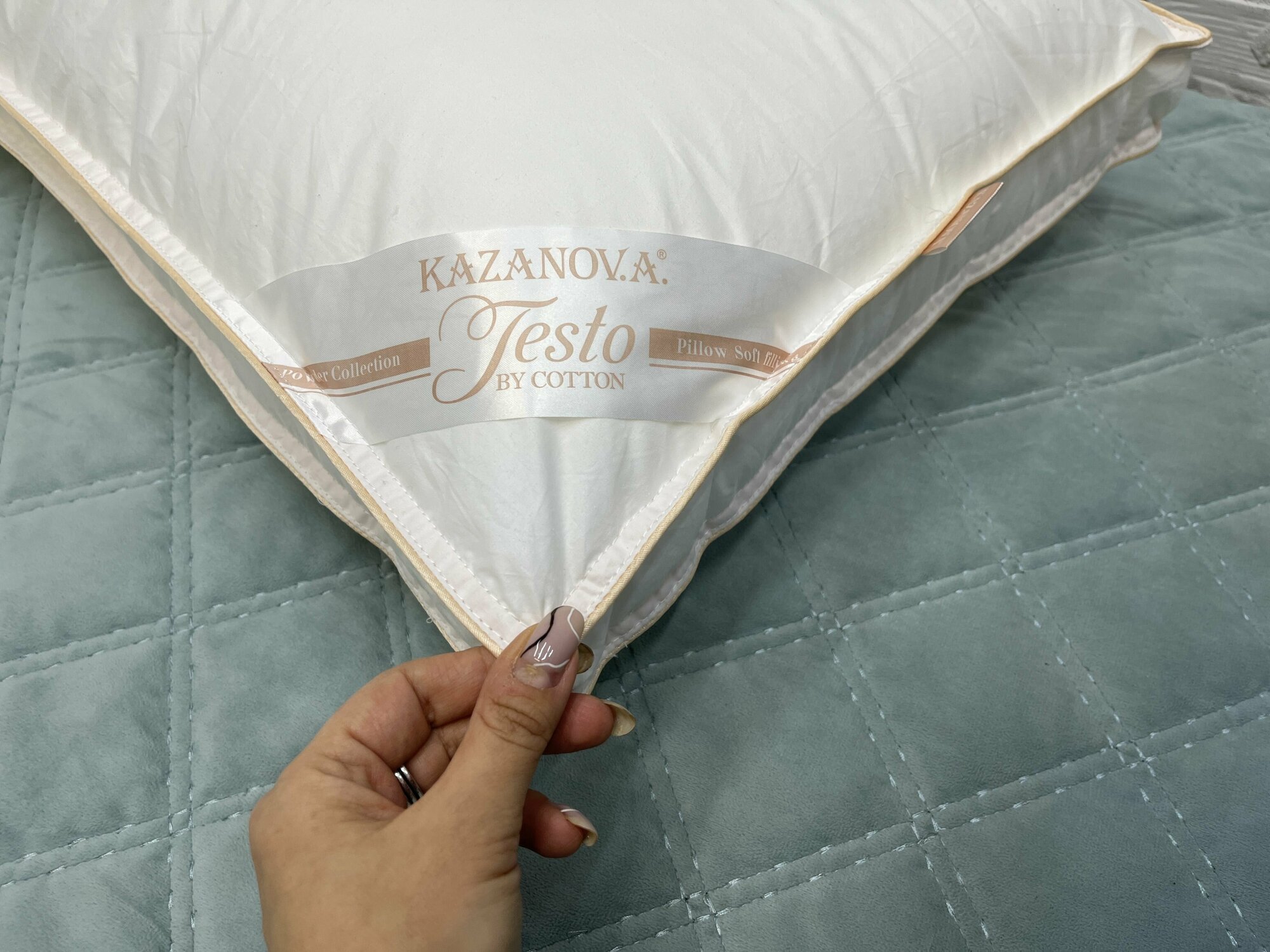 Подушка KAZANOV.A Premium Collection "Testo" бамбук, 50Х70 - фотография № 7