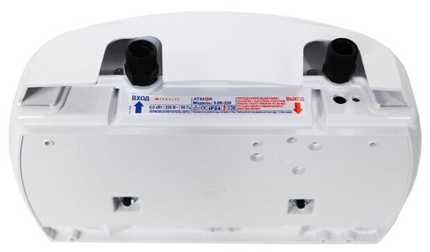 Проточный водонагреватель ATMOR CLASSIC 501 3,5 KW COMBI (душ + кран) - фотография № 2