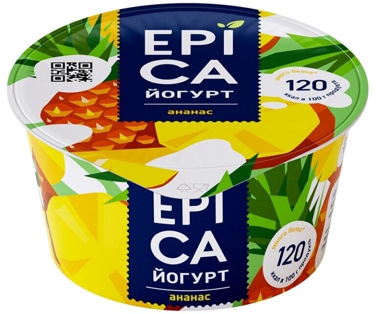Йогурт Epica Ананас 4,8%