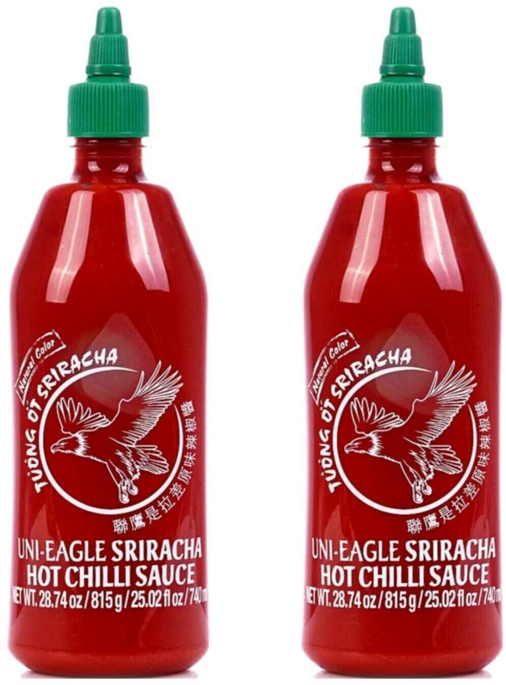 Uni Eagle Соус Uni-Eagle Острый чили Sriracha, 815 г, 2 шт