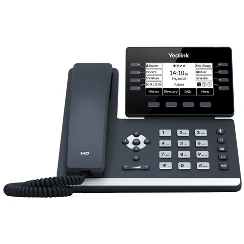 Телефон IP Yealink SIP-T53W черный (упак:1шт) телефон ip yealink sip t58w черный