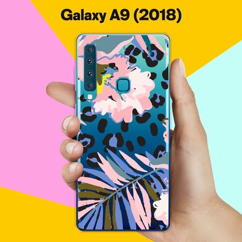 Силиконовый чехол на Samsung Galaxy A9 (2018) Пятна / для Самсунг Галакси А9 2018