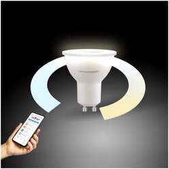 Лампа светодиодная с управлением через Wi-Fi Elektrostandard Умная лампа GU10 GU10 5Вт 3300, 4200, 6500K BLGU1016