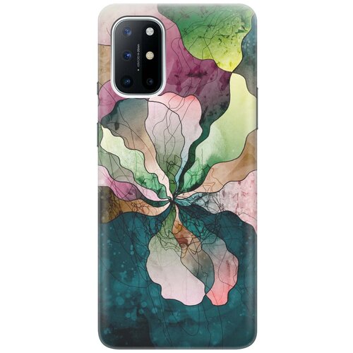 фото Cиликоновый чехол на oneplus 8t / ванплюс 8т с принтом "прекрасные цвета" gosso