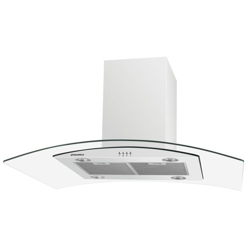 Кухонная вытяжка MAUNFELD Ancona PlusA Isla 90 БелаяПрозрачное стекло 2369000₽