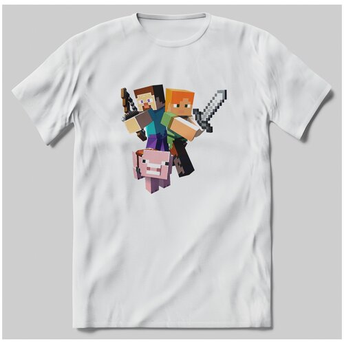 фото Футболка с принтом minecraft 118 brut-shop