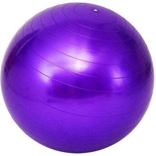 Мяч КНР для фитнеса, фиолетовый, 75 см, в пакете (141-21-61) мяч для фитнеса 85см 141 428i кнр