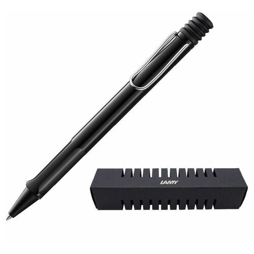 Ручка шариковая автоматическая Lamy 219 safari, Черный, M