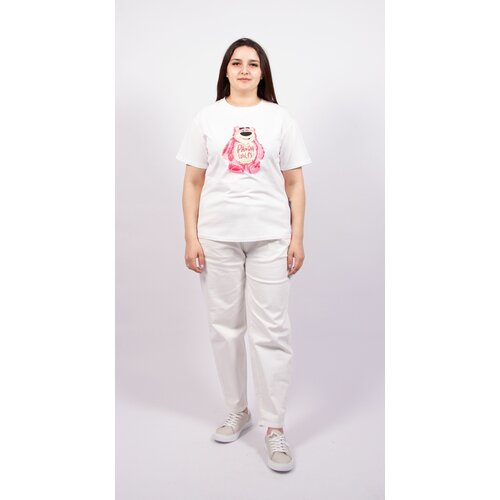 фото 013 футболка женская белый m.f