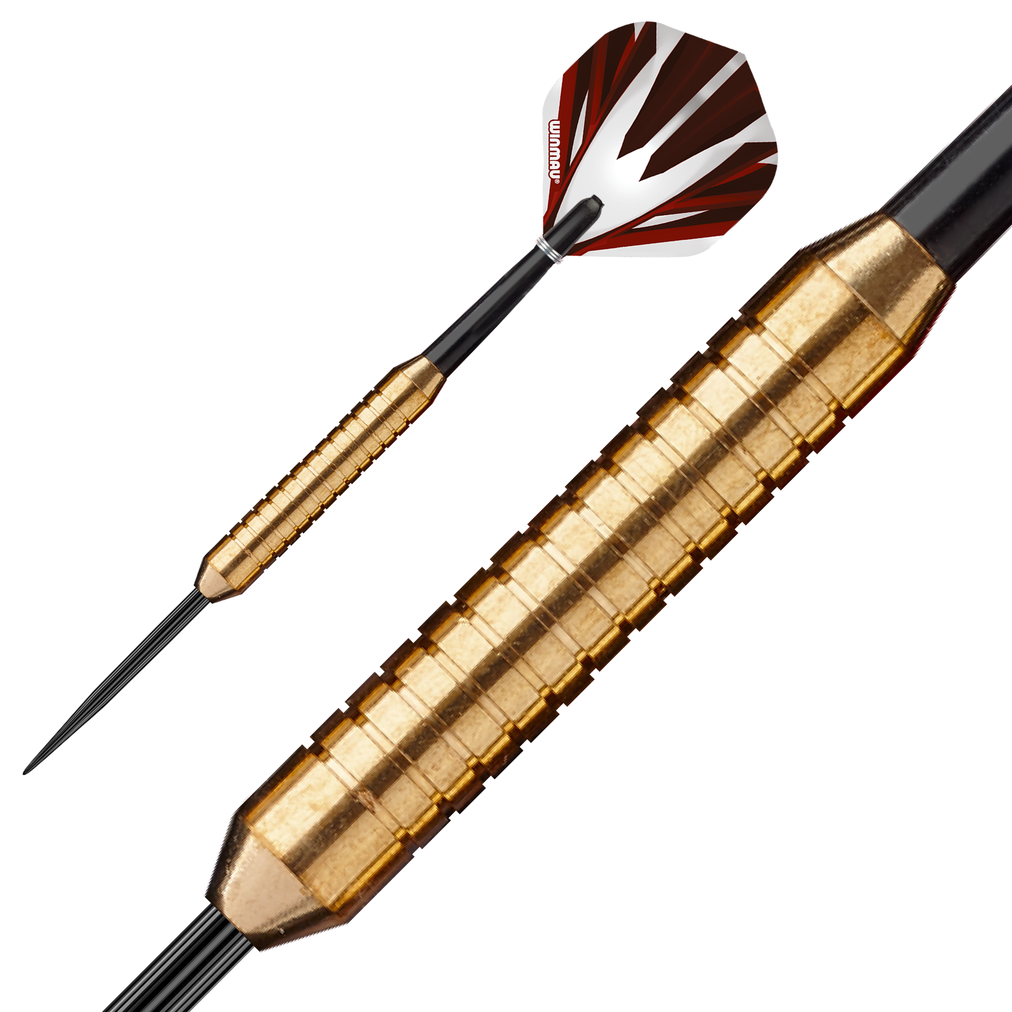 Дротики для Дартс Winmau Broadside Brass steeltip 22gr (латунь, комплект 3шт) — фото 1