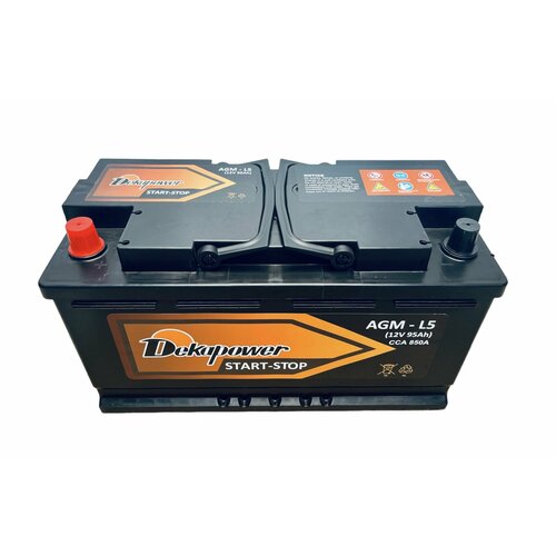 Аккумулятор автомобильный DekaPower AGM - L5 95 Ач п. п. 850 А