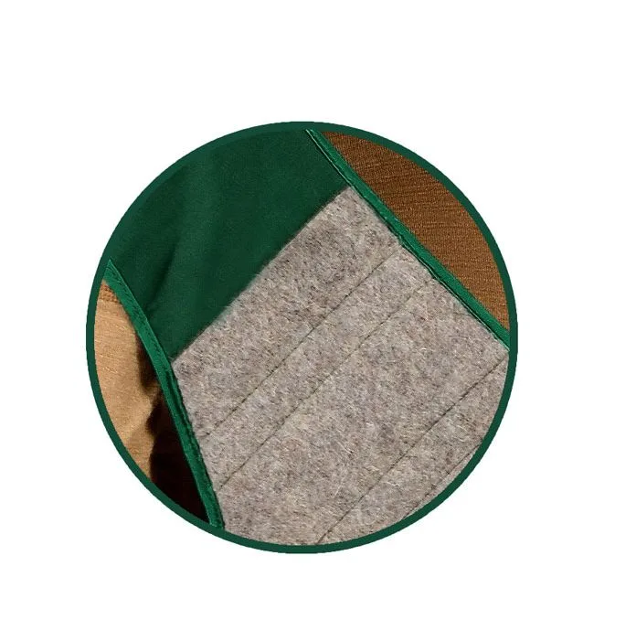 021629-зел-4XLПояс-корсет "Doctor Магнит" из собачьей шерсти с магнитными вставками, Зеленый, 4XL