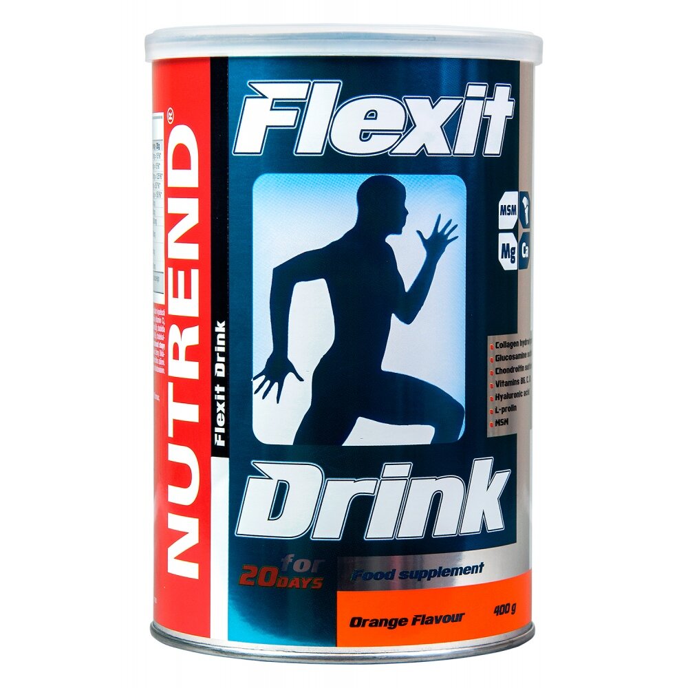 Flexit Drink, 400 г, Strawberry / Клубника