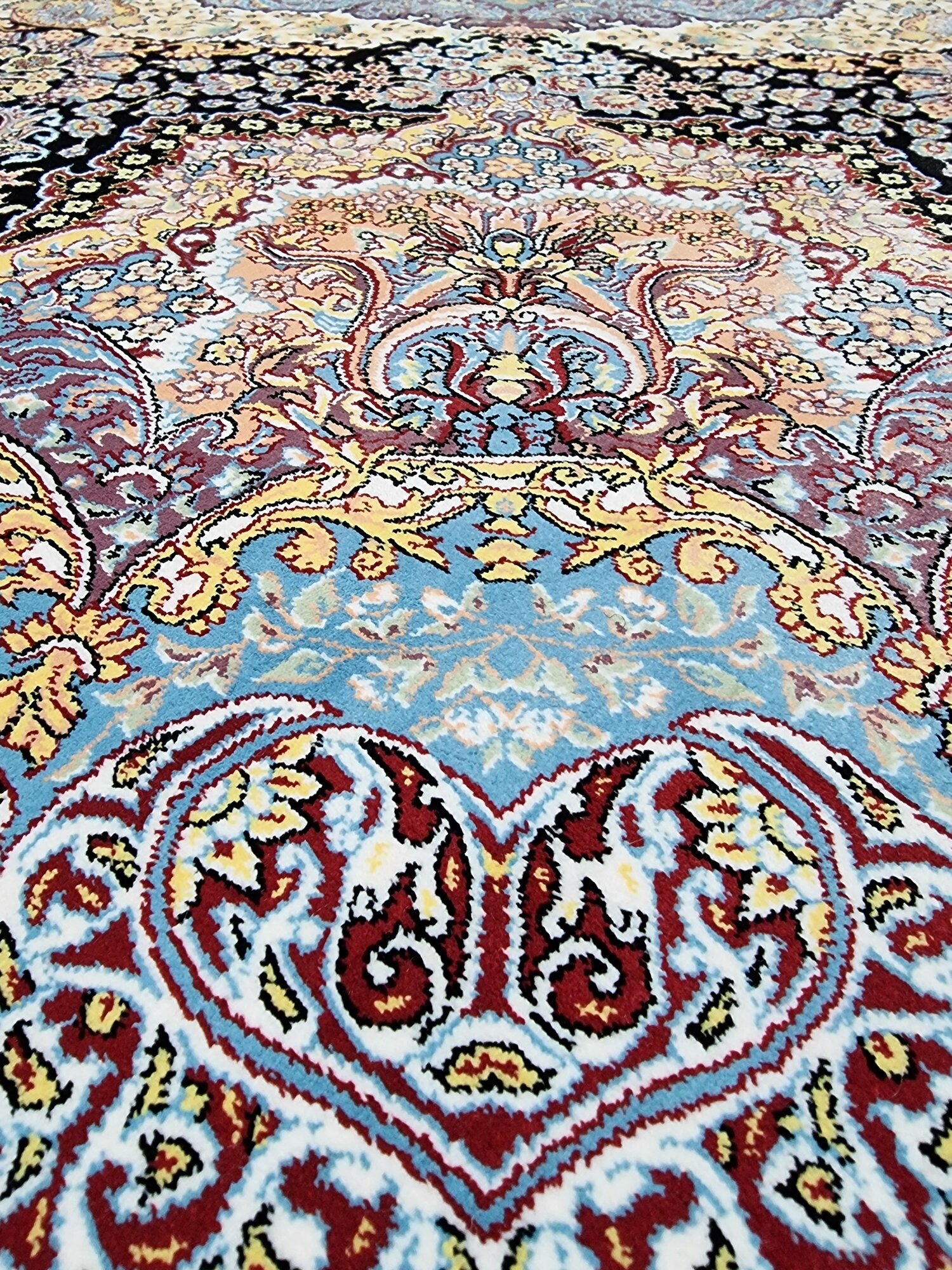 Персидский ковер Farrahi Carpet, Иран, размер 2х3 м - фотография № 7