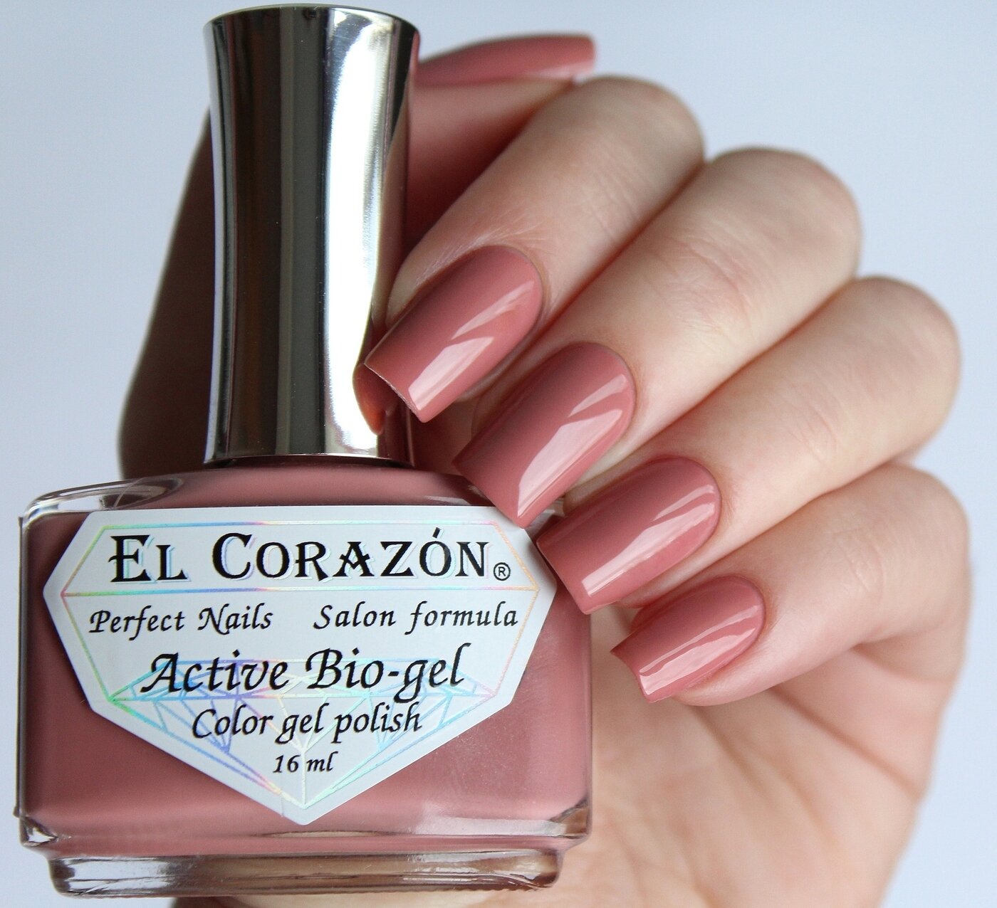 El Corazon лечебный лак для ногтей Активный Био-гель №423/313 Cream 16 мл