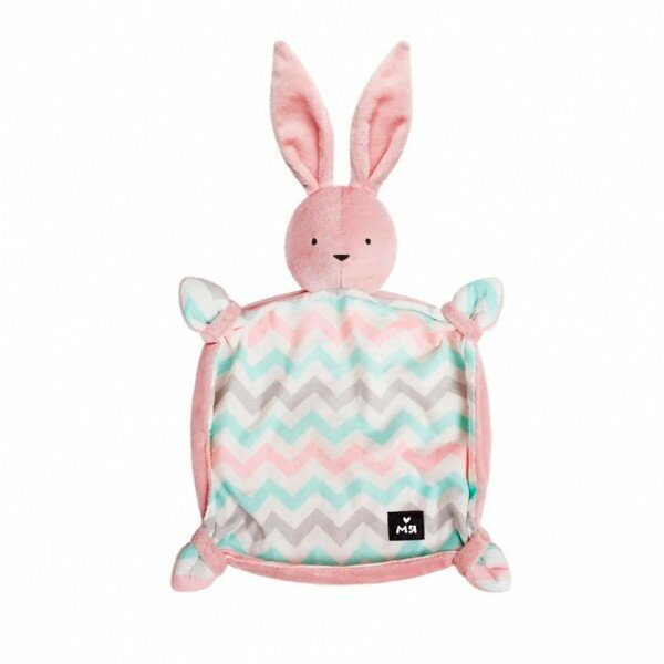 Игрушка комфортер Мяшечки Зайка Джон Пудра арт. М117