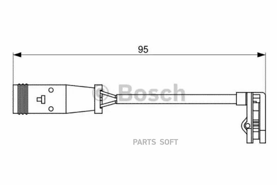 Датчик износа тормозных колодок задний Bosch 1987473036 для Mercedes-Benz Volkswagen
