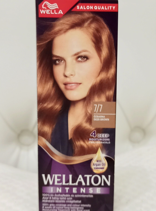 Веллатон / Wellaton Intense - Крем-краска для волос тон 7/7 Медная карамель 110 мл