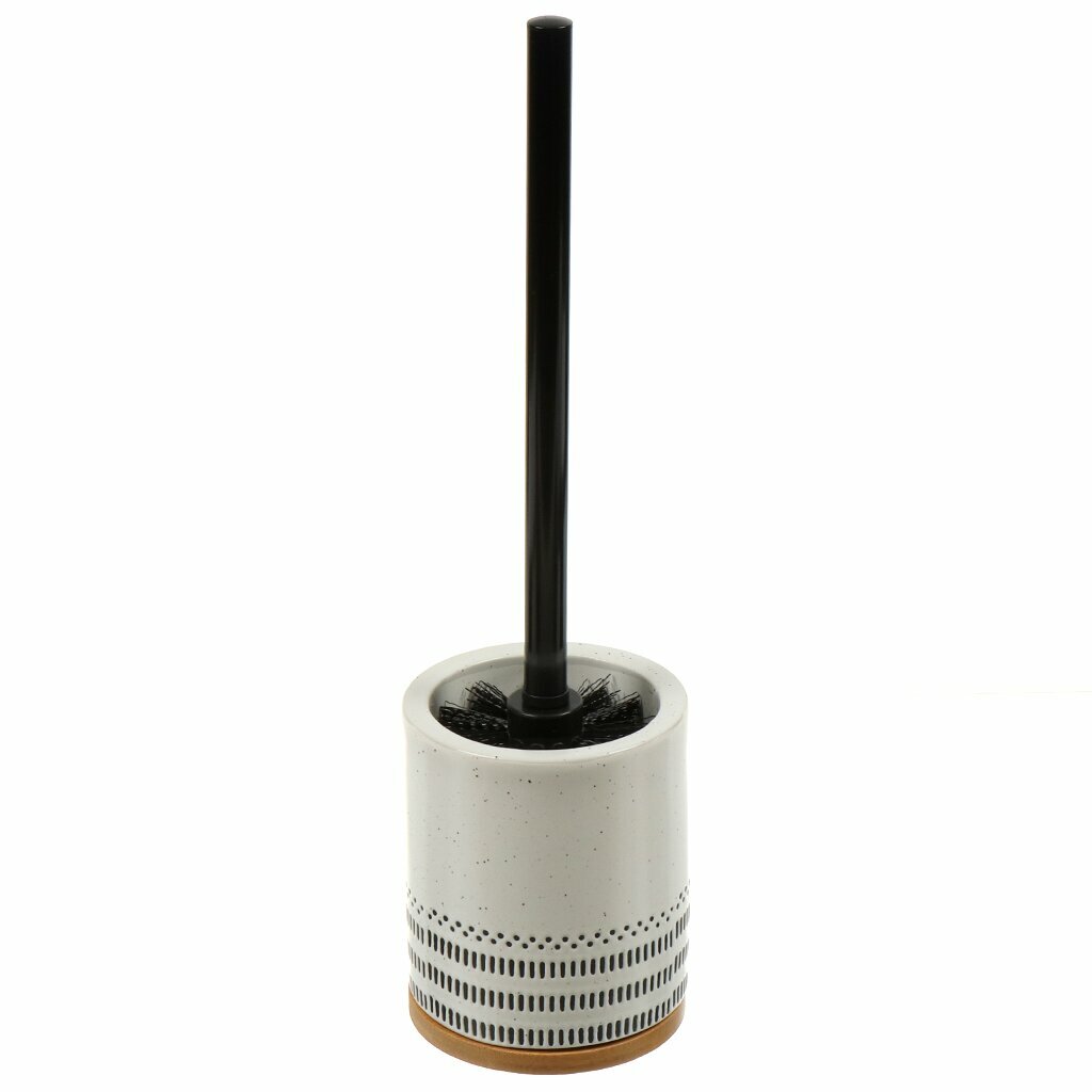 Ерш для туалета Геометрия напольный 10x13/39.5 см керамика белый CE2571AA-TOH