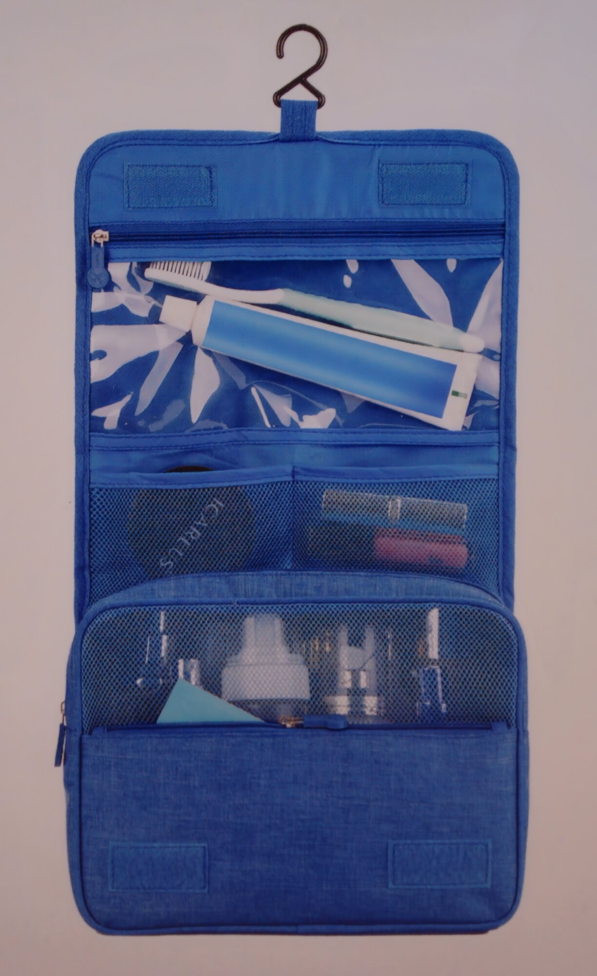 Дорожный органайзер ширина: 20 см., высота: 10 см., длина: 25 см., , синий — фото 1