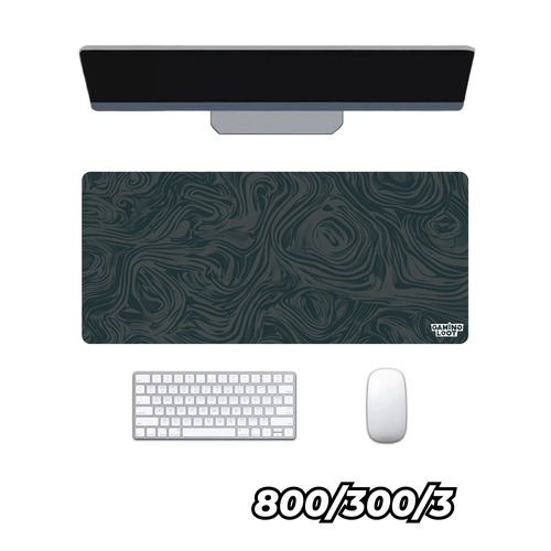 Серый мраморный Игровой коврик для мышки Gaming Loot 