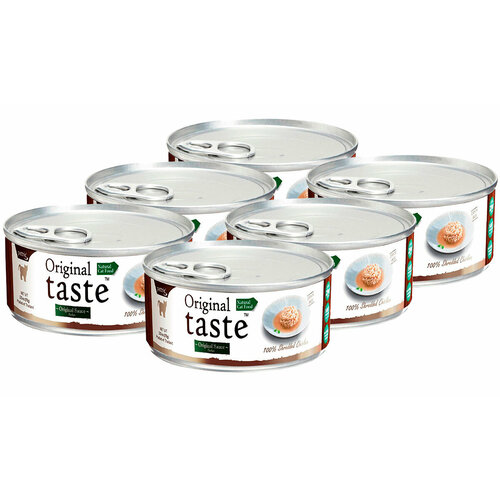 PETTRIC ORIGINAL TASTE GRAIN FREE CHICKEN беззерновые для взрослых кошек с курицей в соусе бан 70 гр 70 гр х 6 шт